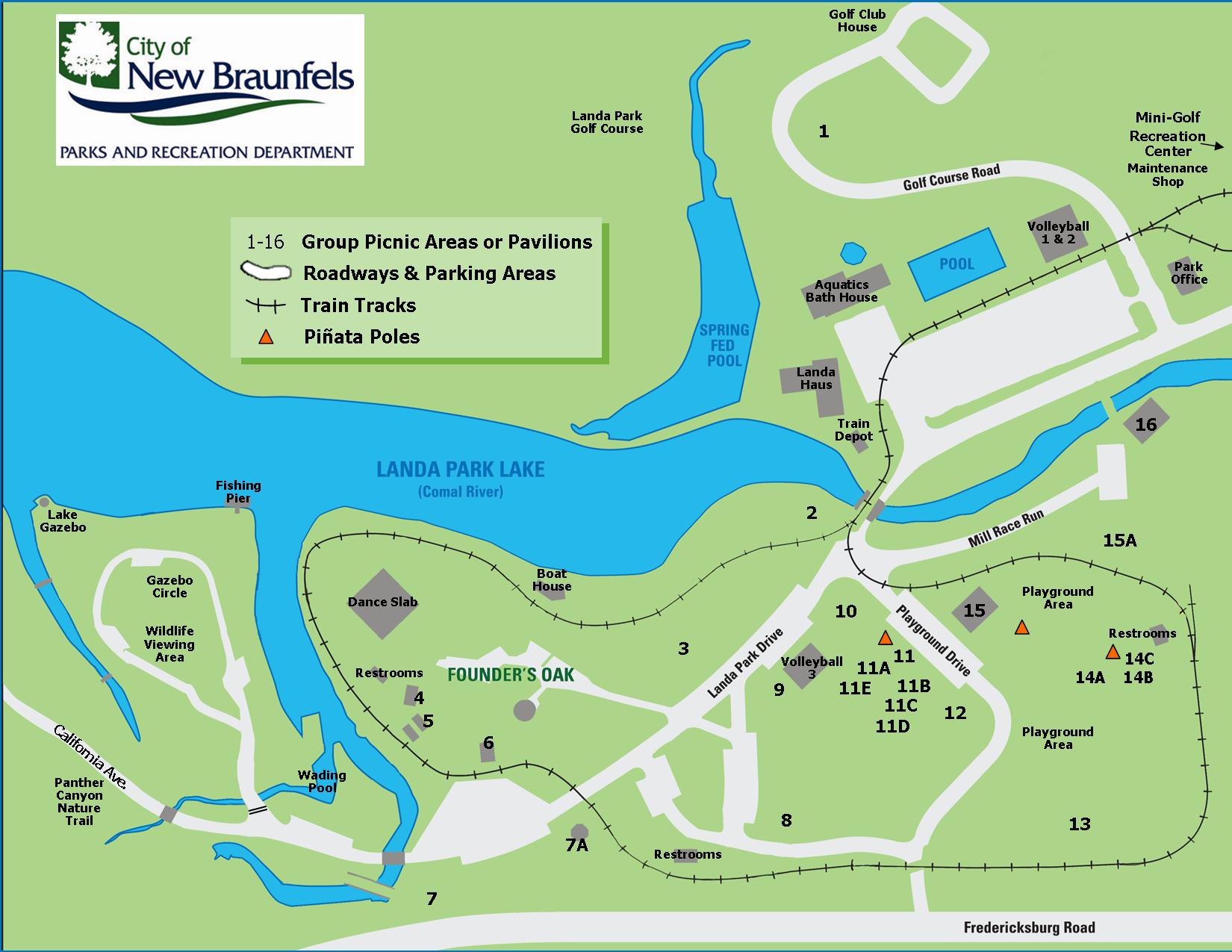 Explore Landa Park in New Braunfels